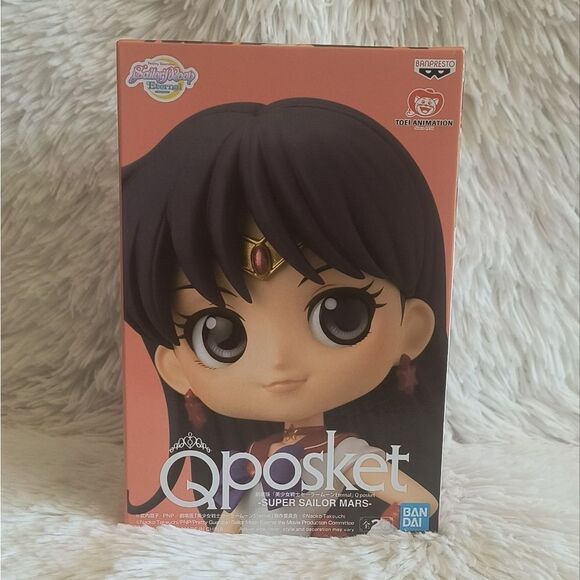 Q Posket Sailor Moon Super Sailor Mars Figure - Picture 2 of 4